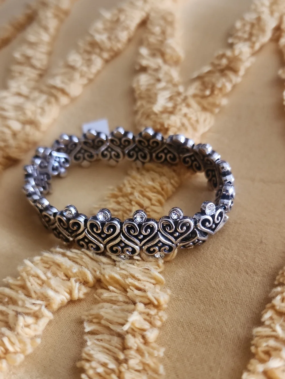 New Brighton Alcazar Heart Stretch Bracelet, NWT